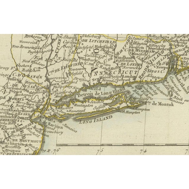 Antique Map of the Northeastern United States and Canada by Tardieu, 1802 For Sale - Image 6 of 9