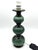 Space Age Table Lamp with Large 3-tier Ceramic Lamp Base in Emerald Green from Kaiser Leuchten For Sale - Image 9 of 13