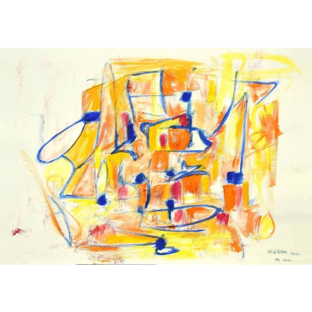 Geometrical Abstract Composition is an original contemporary artwork realized by the Italian artist Giorgio Lo Fermo...