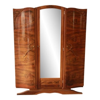 1930s Art Deco French Armoire For Sale
