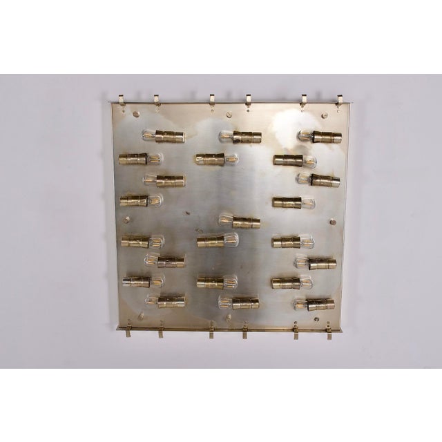 Glass Faceted Crystal Ceiling Light from Kinkeldey, 1970s For Sale - Image 7 of 9