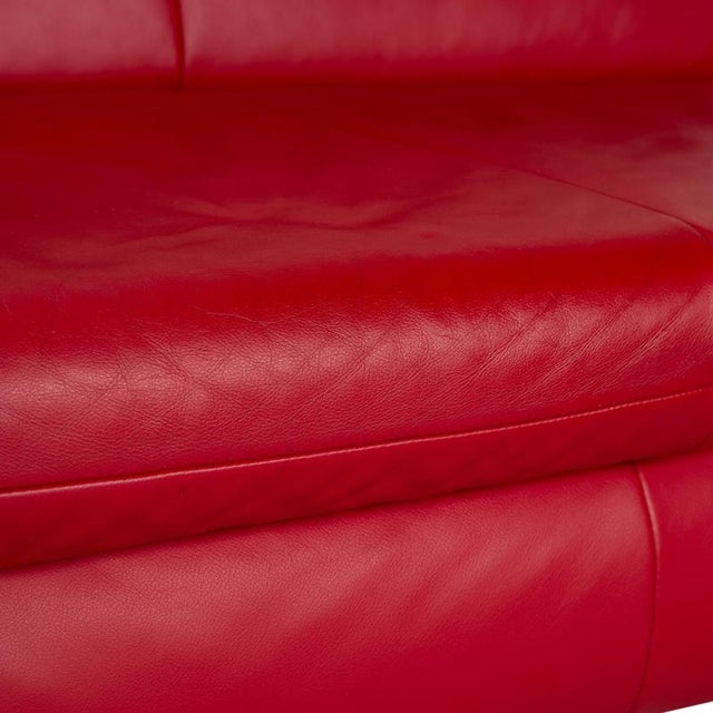 Two-Seater Sofa in Leather from Koinor Rossini For Sale - Image 6 of 16