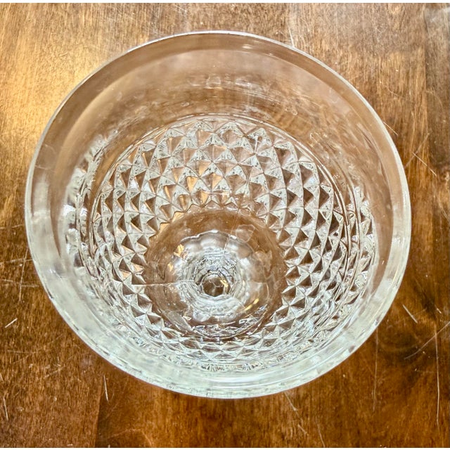 Early 20th Century Glass Decanter Set With Six Stemmed Goblets For Sale - Image 6 of 12