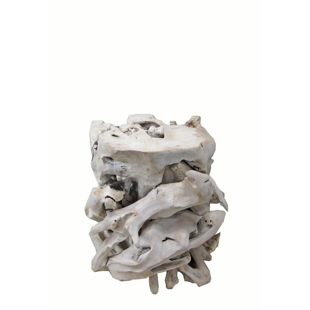 Inspired by the beauty of natural root form, this organic teak root sculpture is carved by the artisans from Java from one...