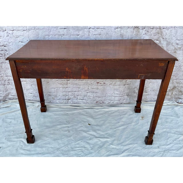 Brown George III Irish Mahogany Side Table For Sale - Image 8 of 10