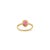 Gemstone VRJewels 14k Solid Gold Natural Ruby Diamond Statement Ring Size 5 For Sale - Image 7 of 13