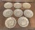 Traditional Vintage Capiz Shell Dishes - Set of 8 For Sale - Image 3 of 6