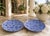 A Pair of Vintage Moroccan Safi Hand-Painted Ceramic Platters / Shallow Bowls For Sale - Image 10 of 12