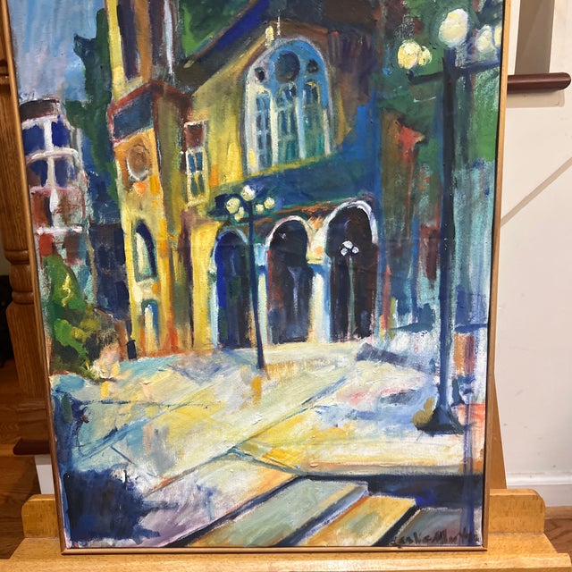 Impressionist style American artist frames sighed