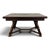 2000 - 2009 Extendable Oak Table with Parquet Top and Baluster Base For Sale - Image 5 of 5