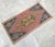 Rose Hand Knotted Door Mat, Entryway Rug, Bath Mat, Kitchen Decor, Small Rug, Turkish Rug - 1′9″ × 3′6″ For Sale - Image 8 of 11