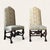 20th Century Flemish-Style Walnut High-Back Side Chairs, Pair For Sale - Image 4 of 7