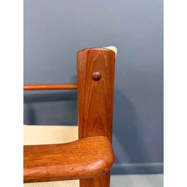 Set of Six Scandinavian Modern Teak Stacking Armchairs, Denmark or Norway, 1970s For Sale - Image 13 of 13