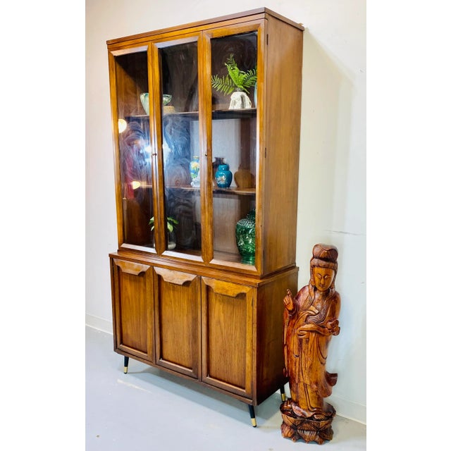 Hand-carved in solid wood with great attention to detail, this piece delineates a figurine of Kwan Yin, the goddess of...