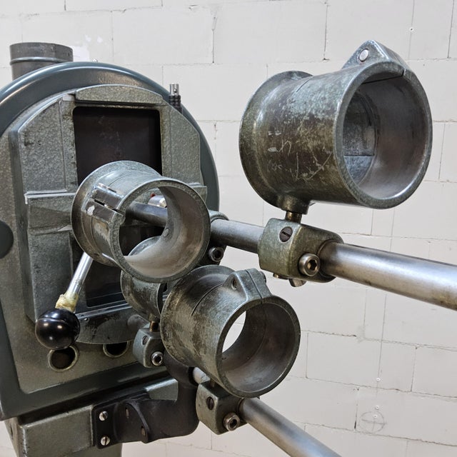 Large Vintage Movie Theater Bauer Film Projector, 1950s For Sale - Image 13 of 18