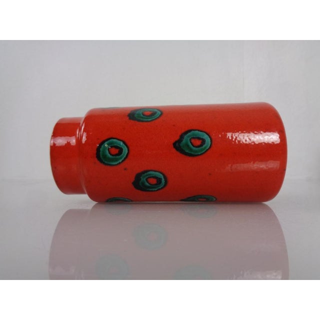 Ceramic Pop Art Ceramic Vase from Jasba, Germany, 1970s For Sale - Image 7 of 16