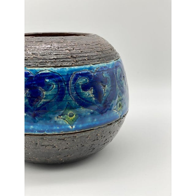 Round Vase by Aldo Londi for Bitossi, 1960s For Sale - Image 4 of 6