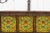 Yellow Antique Painted Floral Tibetan Cabinet For Sale - Image 8 of 12