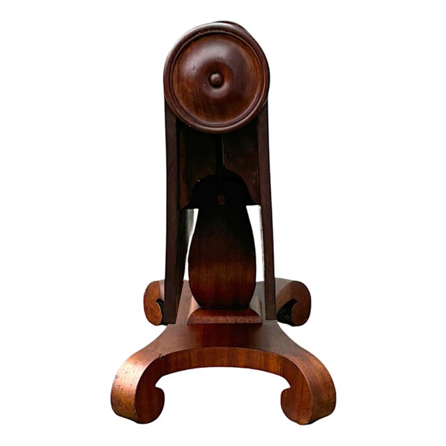 Antique Cylinder Drop Leaf Table For Sale