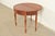 Baker Furniture Style Antique Federal Flame Mahogany Flip Top Demilune Console Game Table, Circa 1920s For Sale - Image 10 of 14