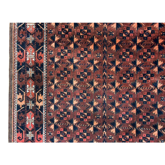 Early 20th Century Persian Baluch Rug For Sale - Image 10 of 14