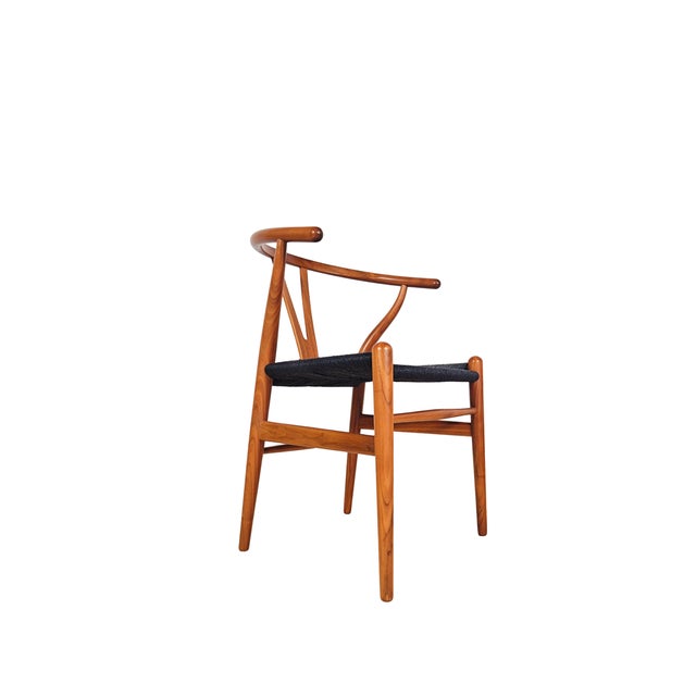 Model Ch 24 Wishbone Danish Dining Chairs by Hans Wegner for Carl Hansen & Son, 1970s, Set of 10 For Sale - Image 3 of 9