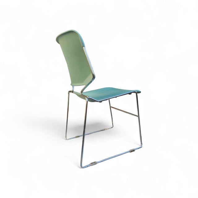 Mid-Century Modern Stackable Matrix Krueger Chairs by Thomas Tolleson, 1970s, Set of 10 For Sale - Image 9 of 13