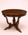 Wood Empire Round Mahogany Table with Inlays and Claw Feet For Sale - Image 7 of 7