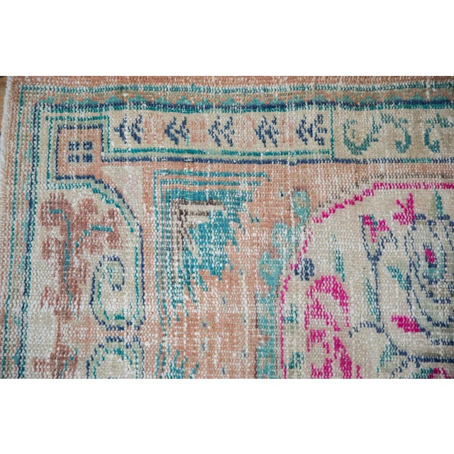 Vintage Distressed Oushak Rug - 2'8" X 3'7" For Sale In New York - Image 6 of 8