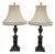 Late 20th Century Chelsea House Neoclassical Black Tole Painted Trophy Urn Table Lamps 32" - a Pair For Sale