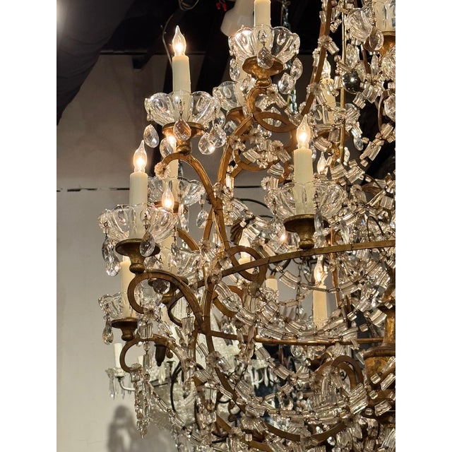 19th C. Italian Macaroni Bead Chandelier For Sale In Dallas - Image 6 of 6