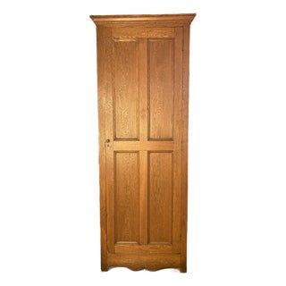 Vintage Railroad Office Oak Filing Caninet For Sale