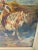 Gold 19th Century Orientalist Oil Painting of Tribal Figure on Horseback For Sale - Image 8 of 12