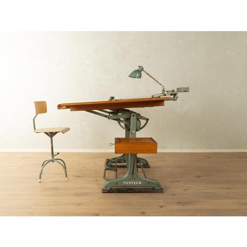 Drafting Table by Nestler, 1950s For Sale - Image 3 of 18