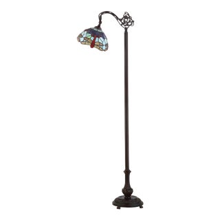 60" Arched LED Floor Lamp, Bronze For Sale