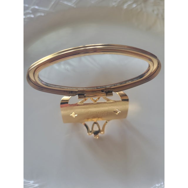Stratton of London - Antique Enamel Convertible Compact (pat.764125) For Sale - Image 11 of 12
