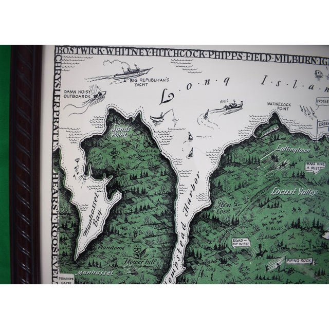 An Intimate Mappe of Ye Fabulous l.i. North Shore For Sale - Image 4 of 7