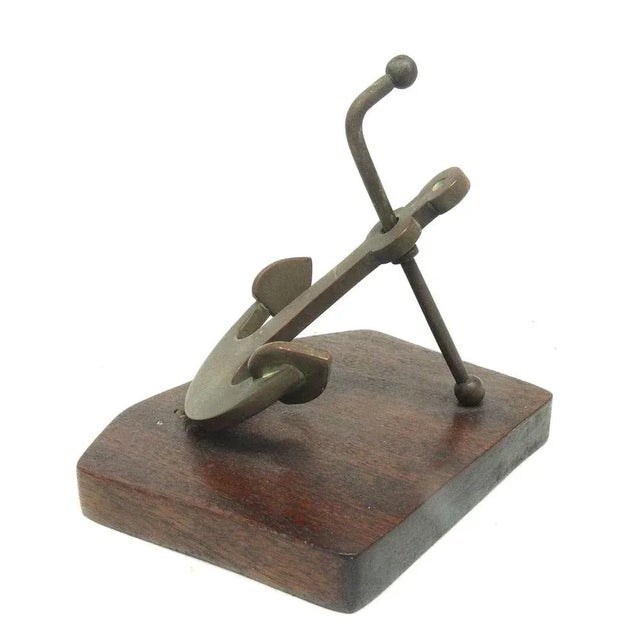 Art Deco Clock Stand, Poland, 1950s For Sale - Image 6 of 10