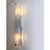Clear Graniglia Canalina Murano Glass Wall Sconces by Simoeng For Sale - Image 4 of 5