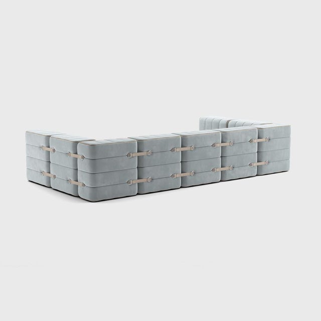 Contemporary Flexible U-Sofa from Ambivalenz, Set of 15 For Sale - Image 3 of 5