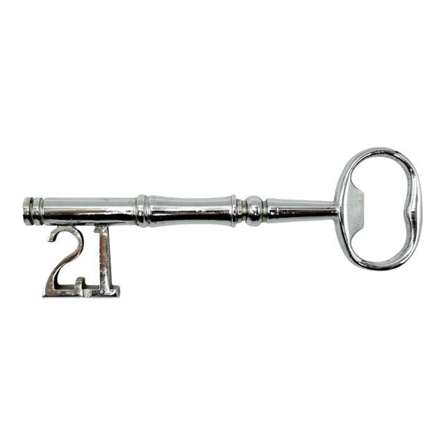 Vintage the 21 Club Nyc Restaurant Key Corkscrew Barware New York For Sale