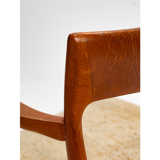 Wood Teak Armchair by Niels Otto Møller for J.L. Møllers, Denmark, 1960s For Sale - Image 7 of 12