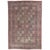 Antique Lavar Kerman Carpet, Handmade Wool Carpet, Multi-Color, Ivory, Red Wine For Sale - Image 9 of 18