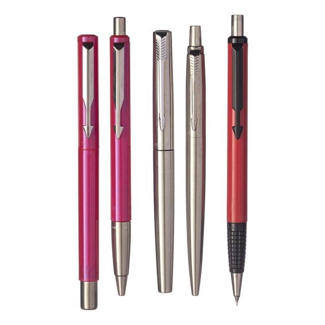 Pens from Parker, Set of 5 For Sale