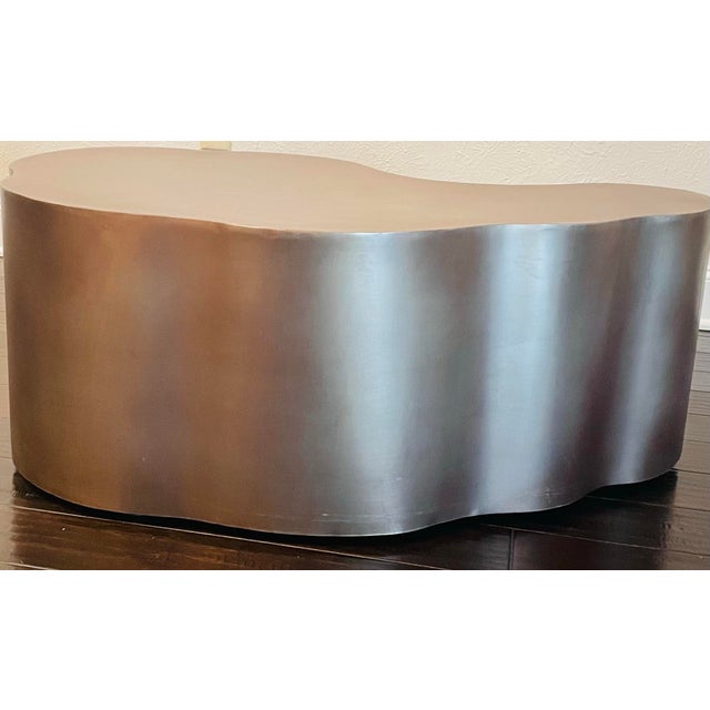 Arteriors Home Arteriors "Meadow" Organic Iron Coffee Table - Antique Brass For Sale - Image 4 of 10