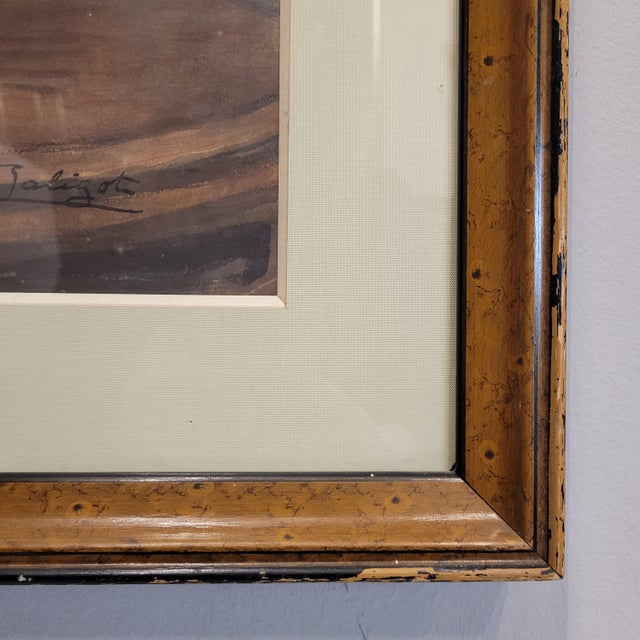 Louis-Germain Baligot, Flowers, 20th Century, Gouache For Sale - Image 18 of 18