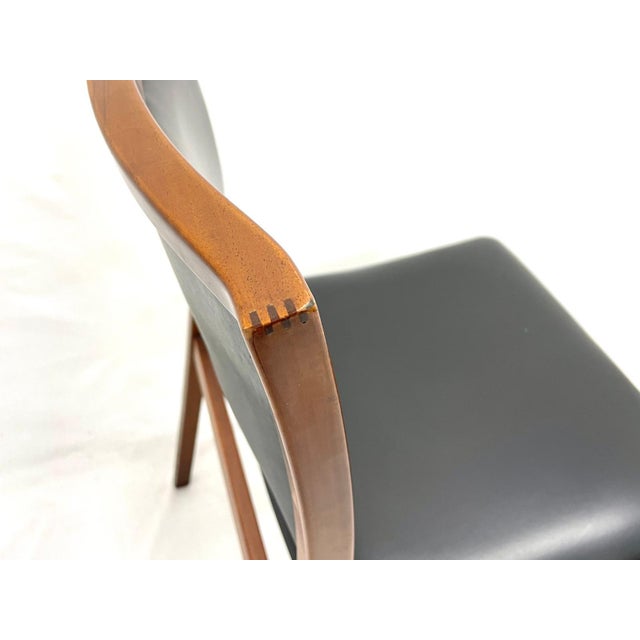 Wood Vintage Wooden Chairs in Skai, Italy, 1960s, Set of 4 For Sale - Image 7 of 17