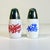 Metal Mid-Century Boho Chic Americana Cafe Salt & Pepper Shakers - A Pair. For Sale - Image 7 of 8