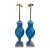 Marbro Vintage Murano Glass Table Lamps – Blue For Sale