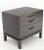 Wood Harvey Probber 3-Drawer Nightstand Ebonized Espresso Mahogany For Sale - Image 7 of 13